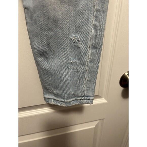 Kancan Signature Jeans Kurvy Mid-rise Ankle Skinny Size 27 Distressed Light Wash - Picture 13 of 16